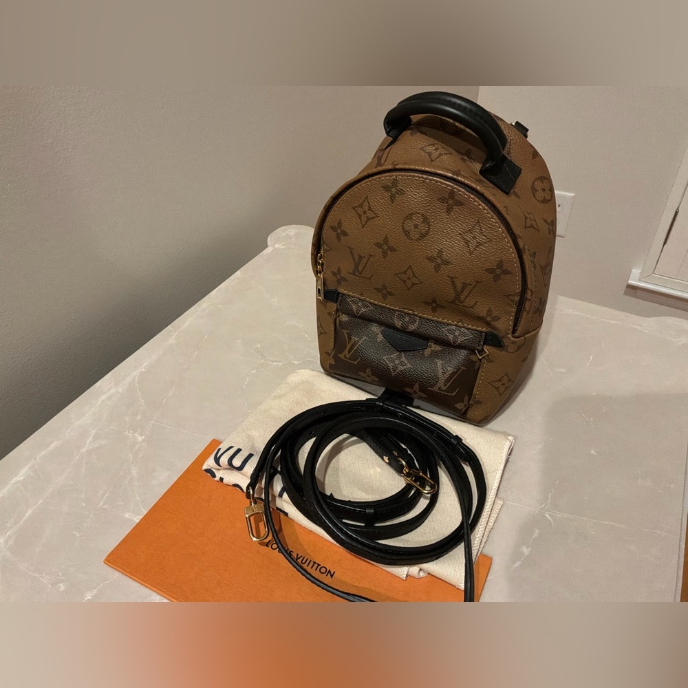 LOUIS VUITTON REVERSE MONOG PALM SPRINGS MINI - Picture 2 of 10